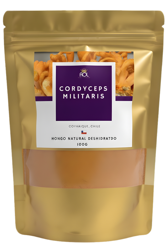 Cordyceps En Polvo 100g - Hongo Natural - Royal Organic Lab Natural