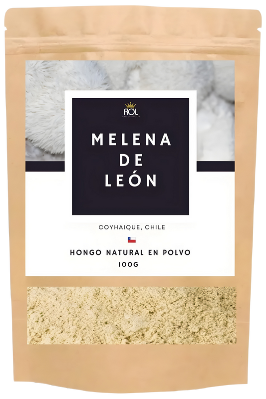 Melena De León En Polvo 100g - Hongo Natural - Royal Organic Natural